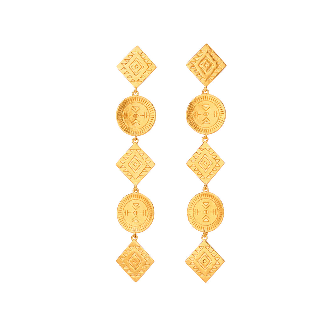 CHIMALLI EARRINGS -GOLD